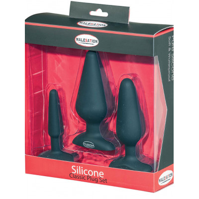 Malesation | Silicone Classic Butt Plug Set Malesation | Silicone Classic Butt Plug Set