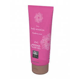 Shiatsu | Massage and Glide Gel 2in1 | 200ml : Raspberry Shiatsu | Massage and Glide Gel 2in1 | 200ml : Raspberry