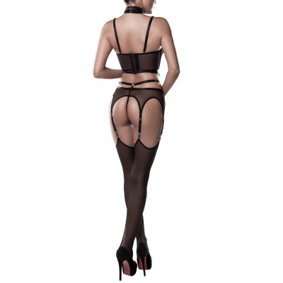 Grey Velvet | Harness-Straps Set : L