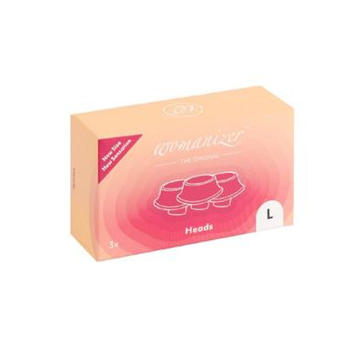 Womanizer Premium 2 Heads  (3pcs) - Grey - Large