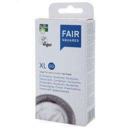 Fair Squared | XL 60 Condoms | 8pcs