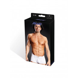 BlueLine | Mens Lace Up Trunk Brief : S/M - White