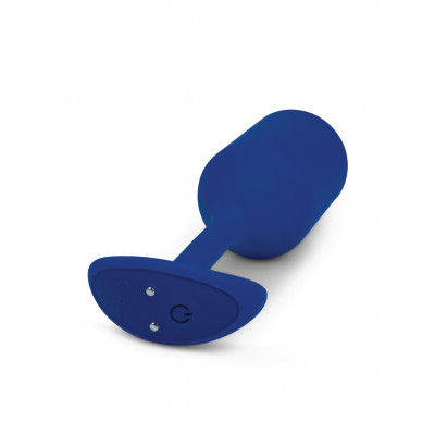 B-Vibe | Vibrating Snug Plug | XL : Navy