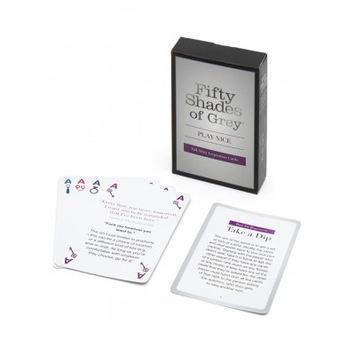 Fifty Shades Play Nice Talk Dirty Card Game