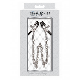 Sex and Mischief Chained Nipple Clamps