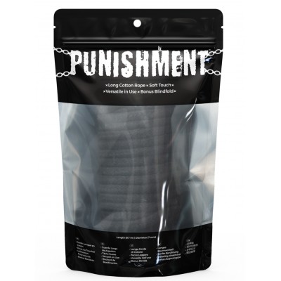 Punishment | Bondage Rope - Black