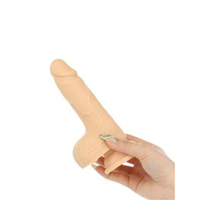 Swan Naked Addiction 6.5 Inch Silicone Thrusting Vibrating - Vanilla
