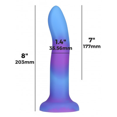 Swan Addiction Rave Dildo - Blue/Purple