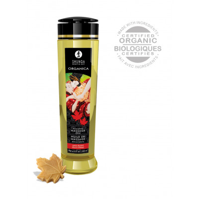 Shunga | Massage Oil Organica | 240ml : Maple Delight