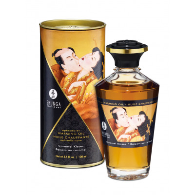 Shunga | Intimate Kisses Oil | 100ml : Caramel Kisses