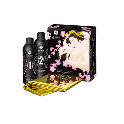 Shunga | Body Massage Gel : Sparkling Wine