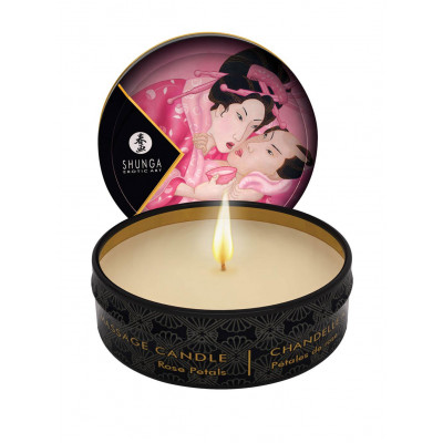 Shunga | Massage Candle | 6 x 30ml : Rose
