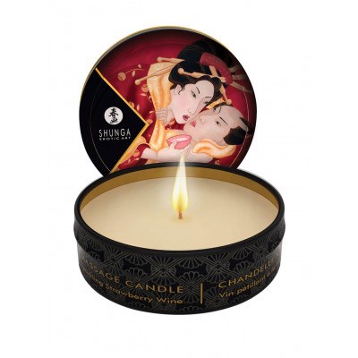 Shunga | Massage Candles | 6pcs : Strawberry