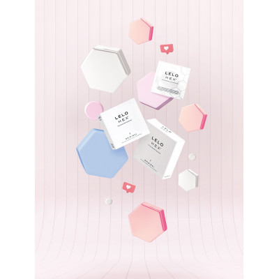 Lelo Hex Condoms - 3 Pack