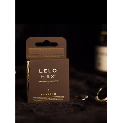 Lelo Hex Condoms Respect XL 3  Pack