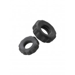 Hunkyjunk Cog 2-Size C-Rings - Tar/Stone