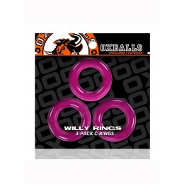 Oxballs | Willy Rings 3 Pack - Hot Pink