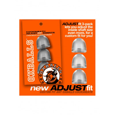 Oxballs | Adjustfit Insert 3-Pack - Clear