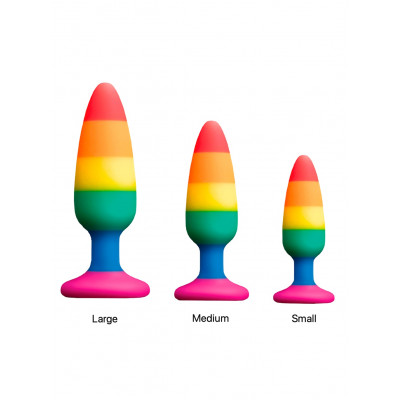 Wooomy Hiperloo Silicone L - Rainbow