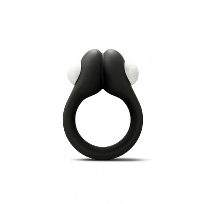 Wooomy Zippy Vibrating Ring With Bullet - Black
