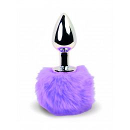 FeelzToys Bunny Tails Butt Plug - Purple